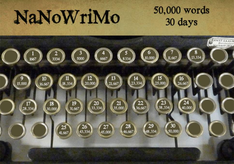 nanowrimo keys (come write in)