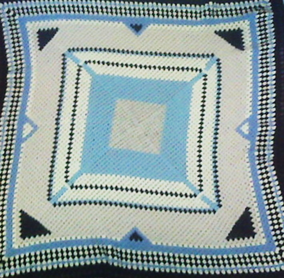 Granny Square Crochet Blanket