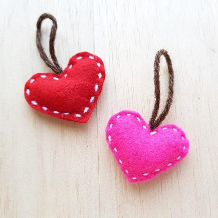 plush hearts